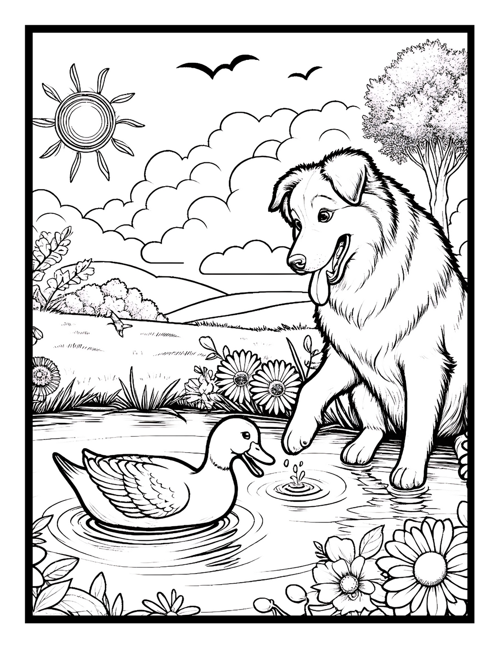 Tale of Two: A Celebration of Unique Friendships Coloring Book - Digital Pages