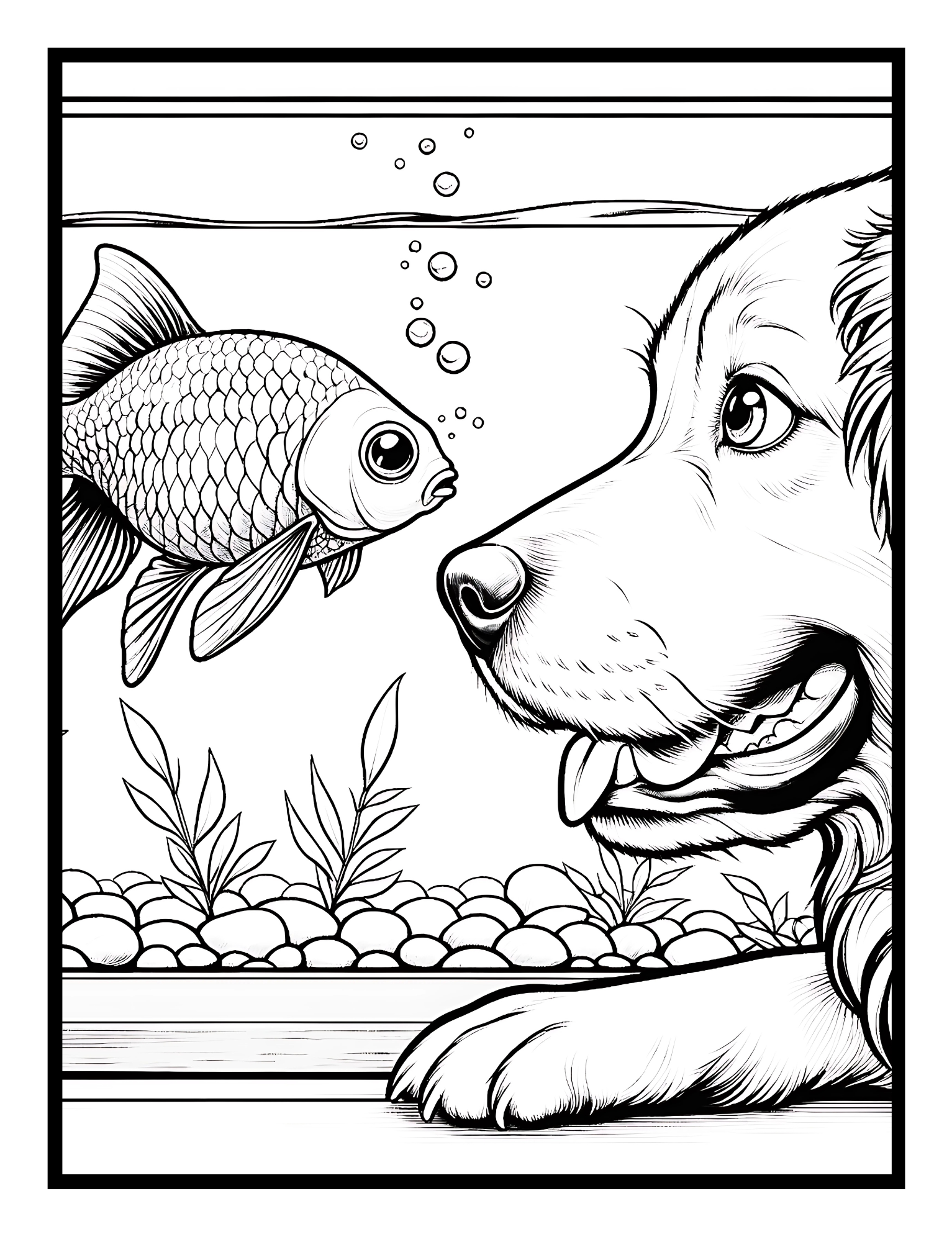Tale of Two: A Celebration of Unique Friendships Coloring Book - Digital Pages