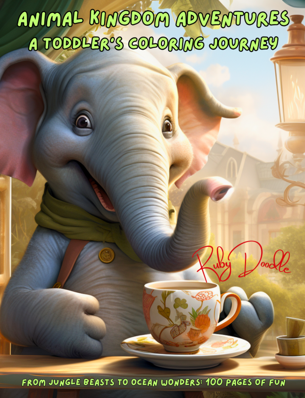 Animal Kingdom Adventures: A Toddler’s Coloring Journey – From Jungle Beasts to Ocean Wonders - Print