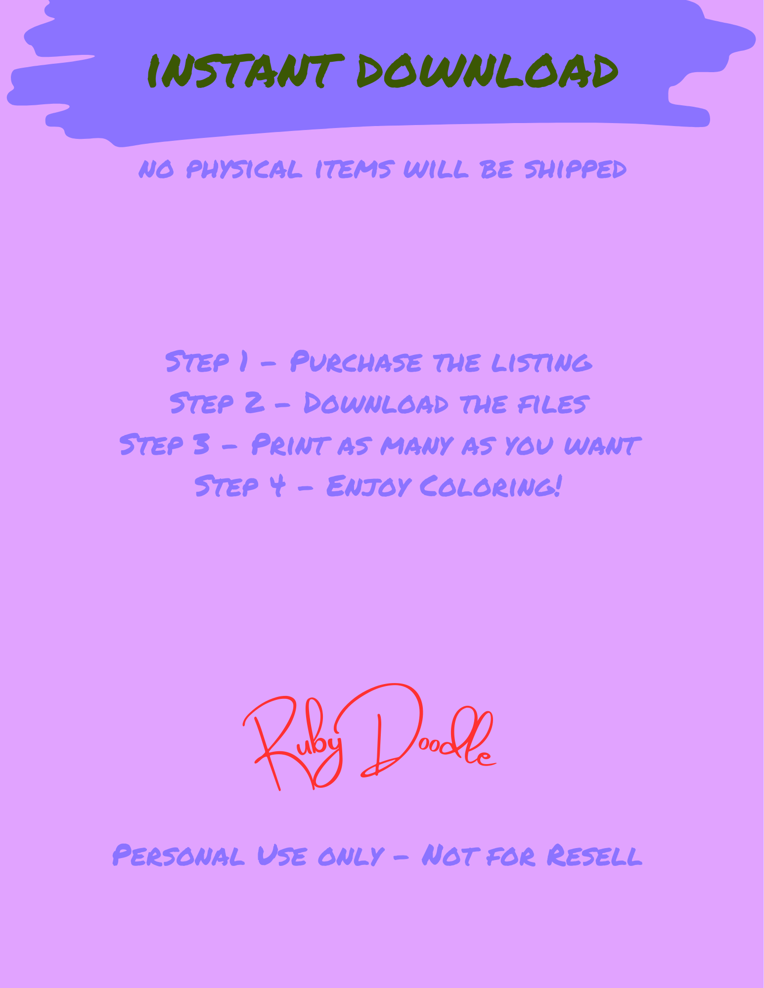 Bold Blooms: Large Print Coloring Book - Digital & Print