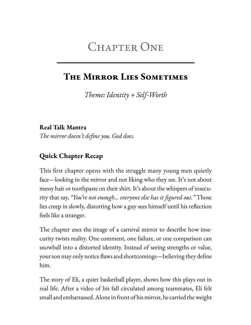 Real Talk Parent Guide