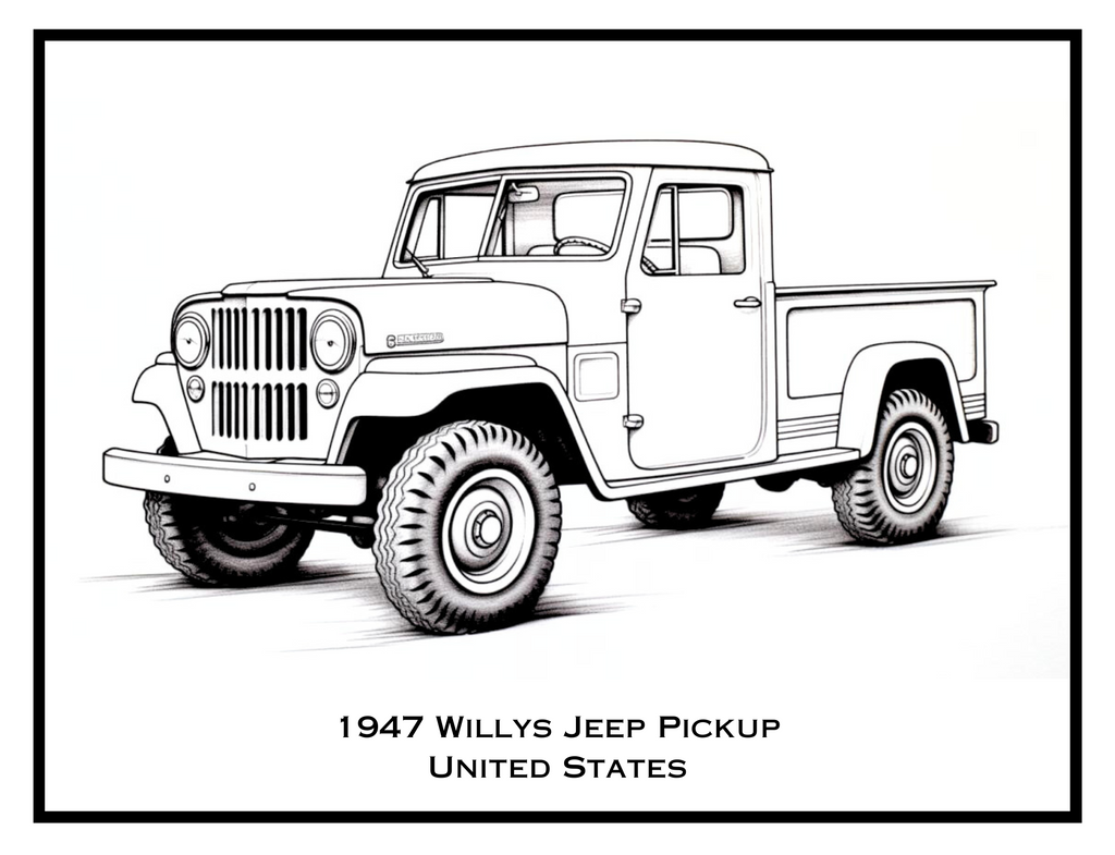 The Pickup Truck :  A Vintage Collection of Classic Pickups - Digital Pages