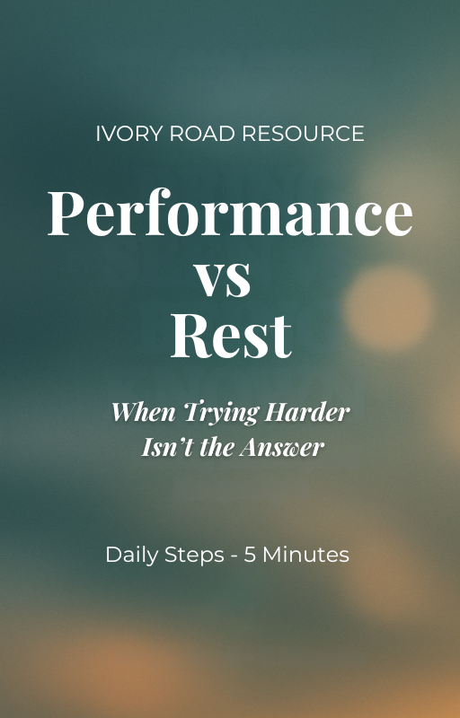 Daily Steps - Performance vs Rest - When Trying Harder Isn't the Answer