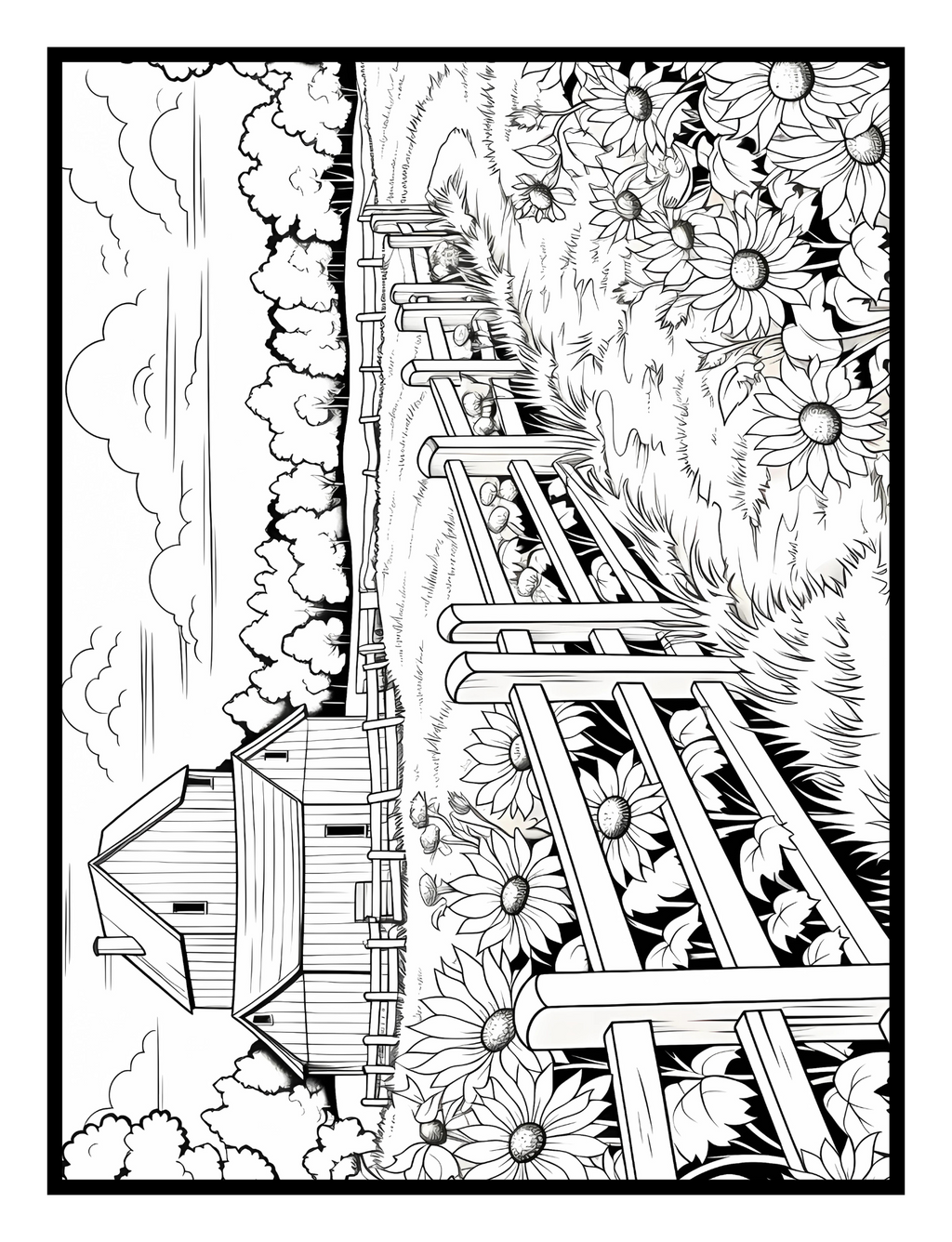 Falling Leaves and Cozy Scenes: A Coloring and Activity Tribute to the Autumn Season - Print