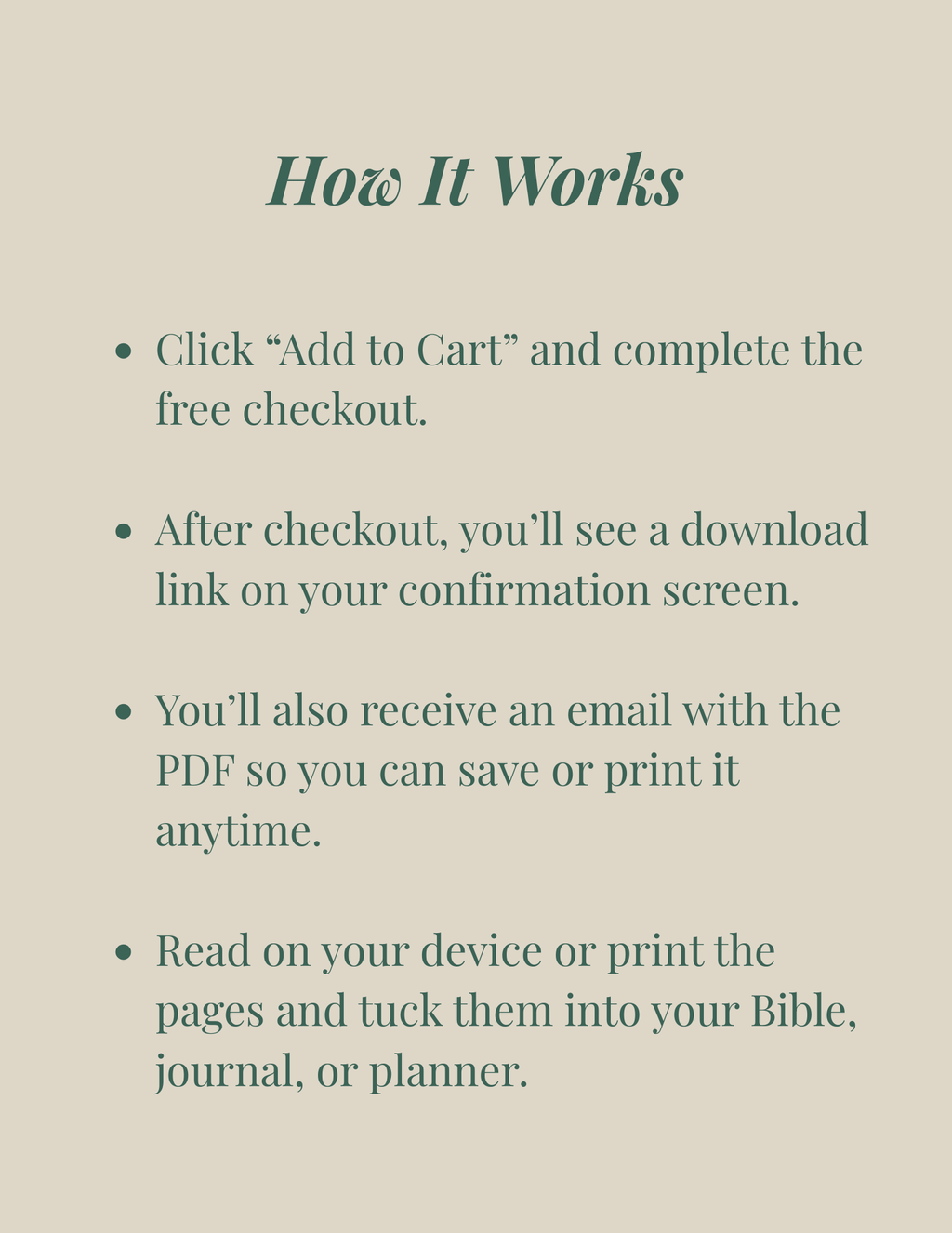 Gratitude in Small Things – Free Devotional - Digital PDF — Instant Download