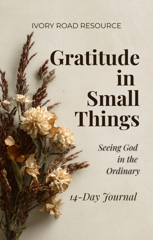 Gratitude in Small Things – 14-Day Guided Journal (PDF) + Printable Scripture Art - Seeing God in the Ordinary, One Day at a Time