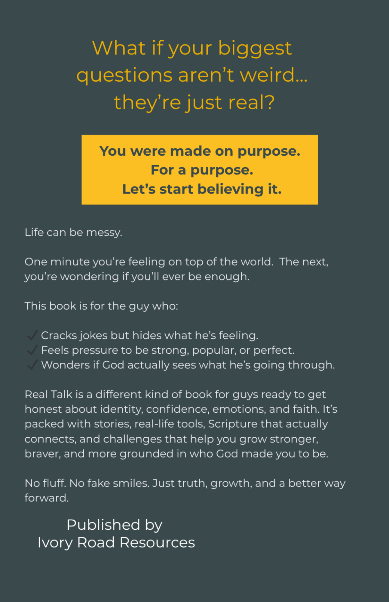 Real Talk: Becoming Who God Made You to Be