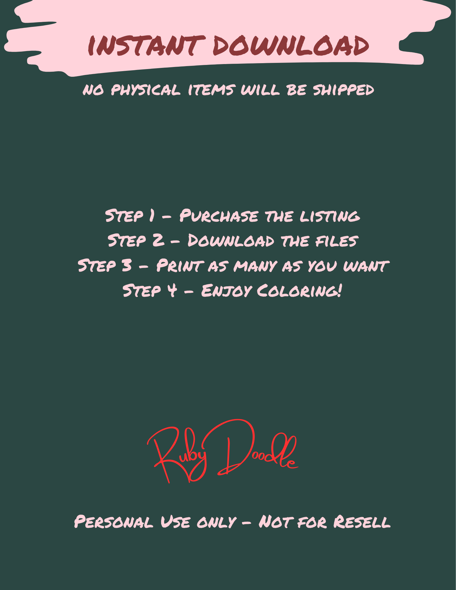 Tale of Two Coloring Book - Digital & Print