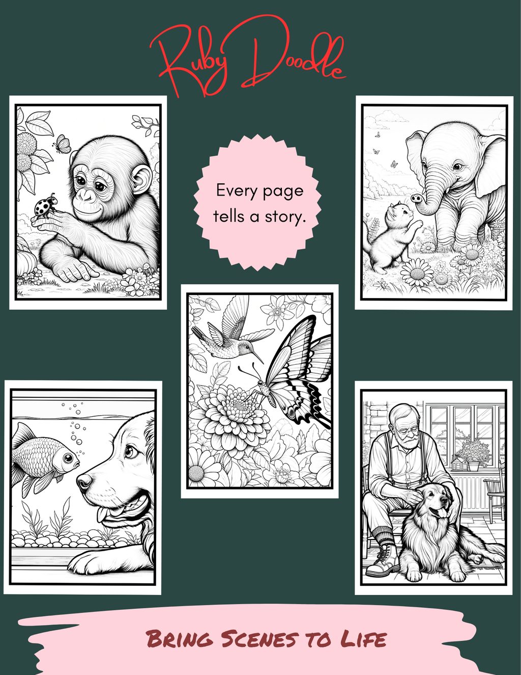Tale of Two Coloring Book - Digital & Print