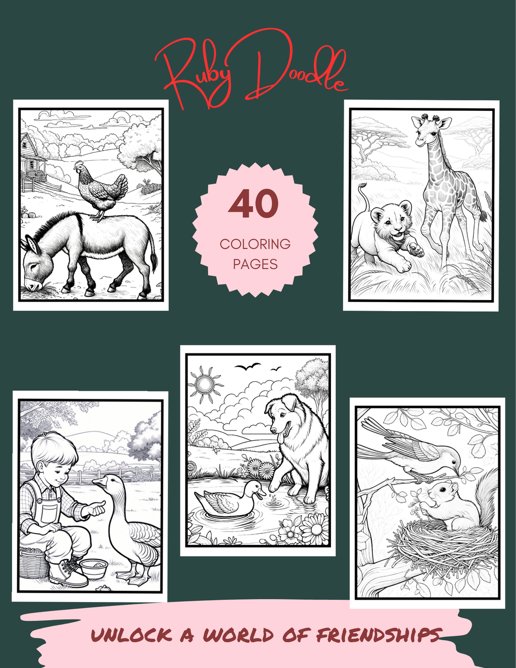 Tale of Two Coloring Book - Digital & Print