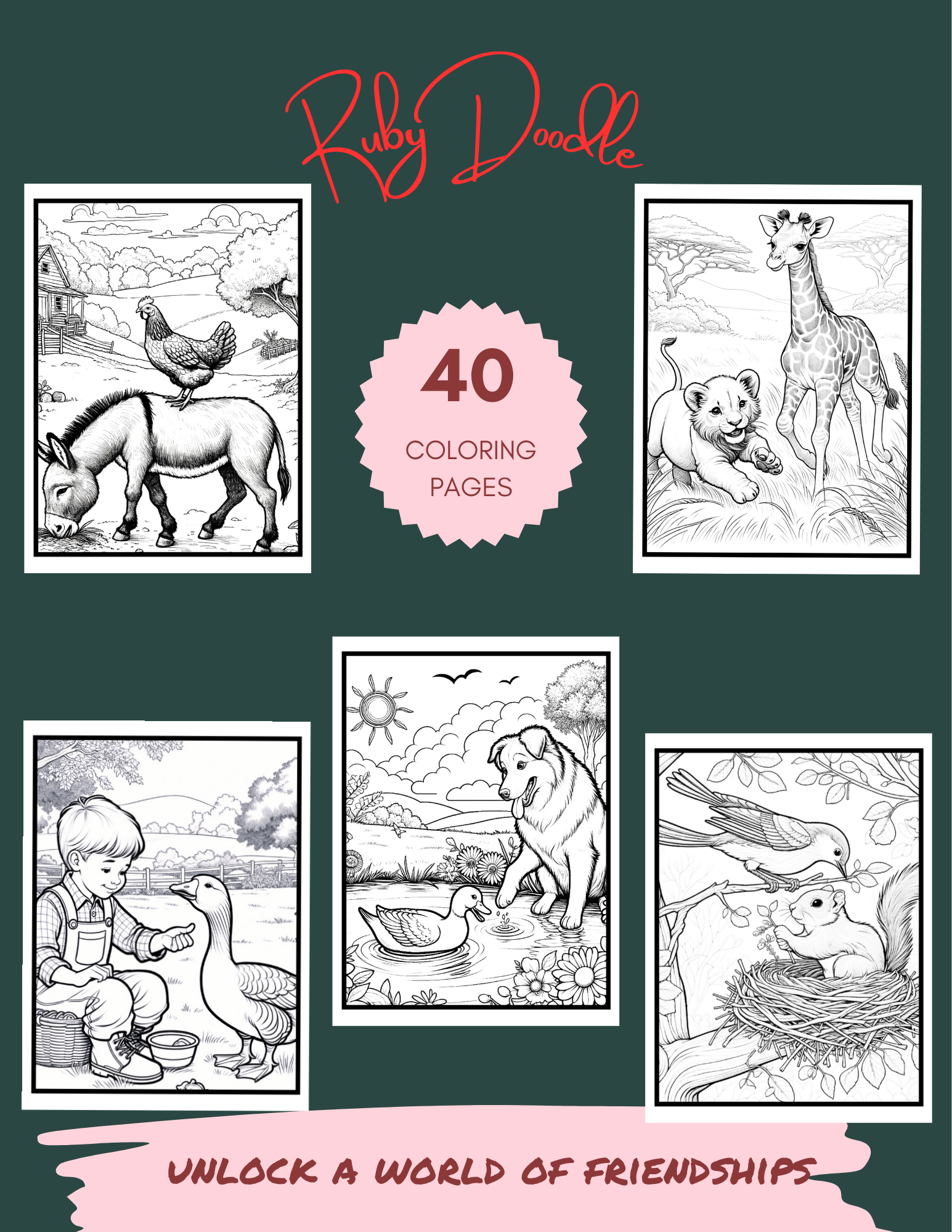 Tale of Two Coloring Book - Digital & Print