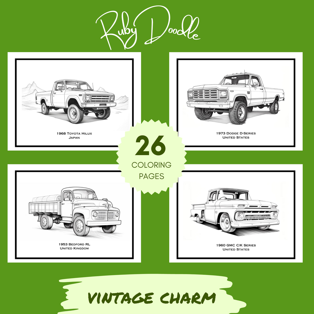 The Pickup Truck :  A Vintage Collection of Classic Pickups - Digital Pages