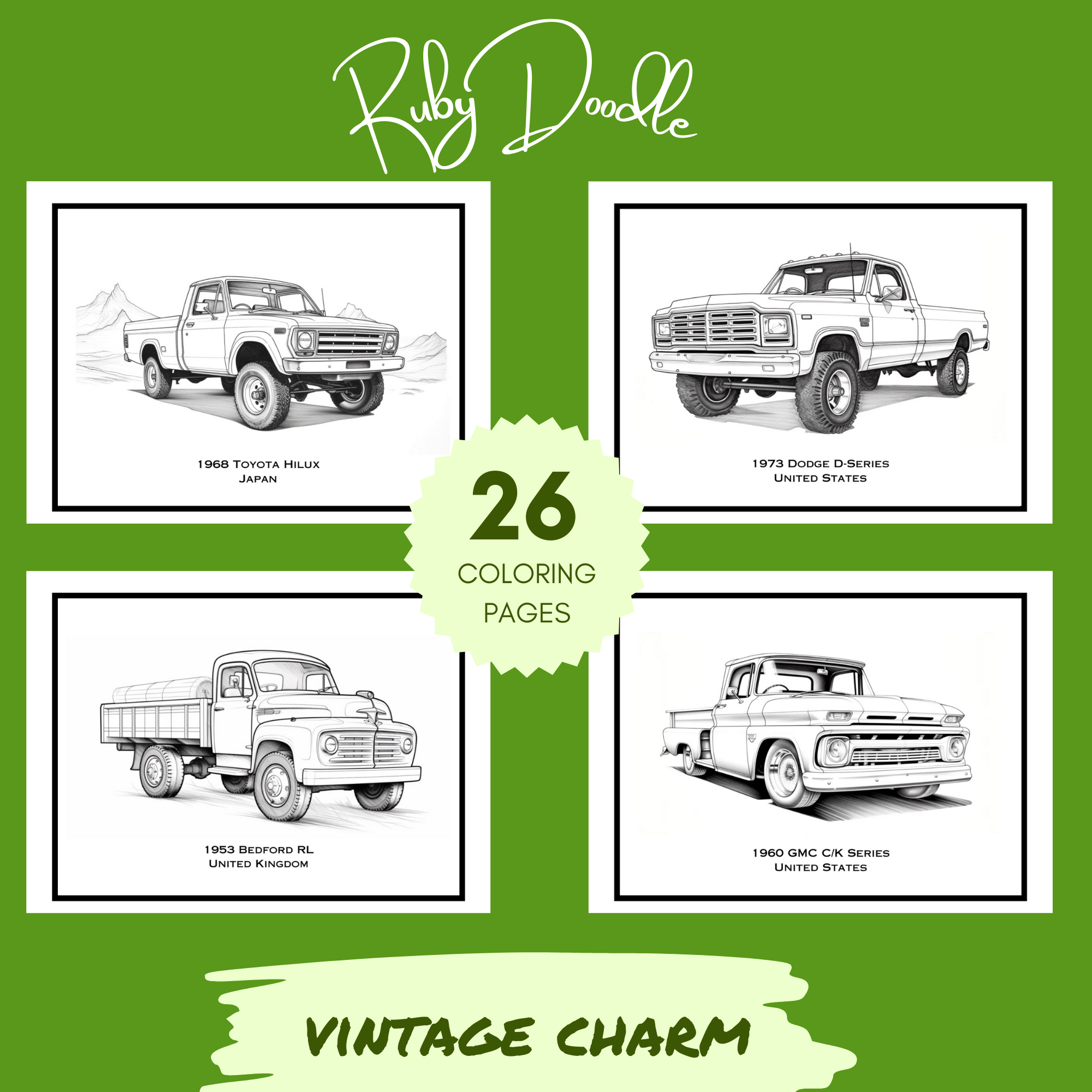 The Pickup Truck :  A Vintage Collection of Classic Pickups - Digital Pages