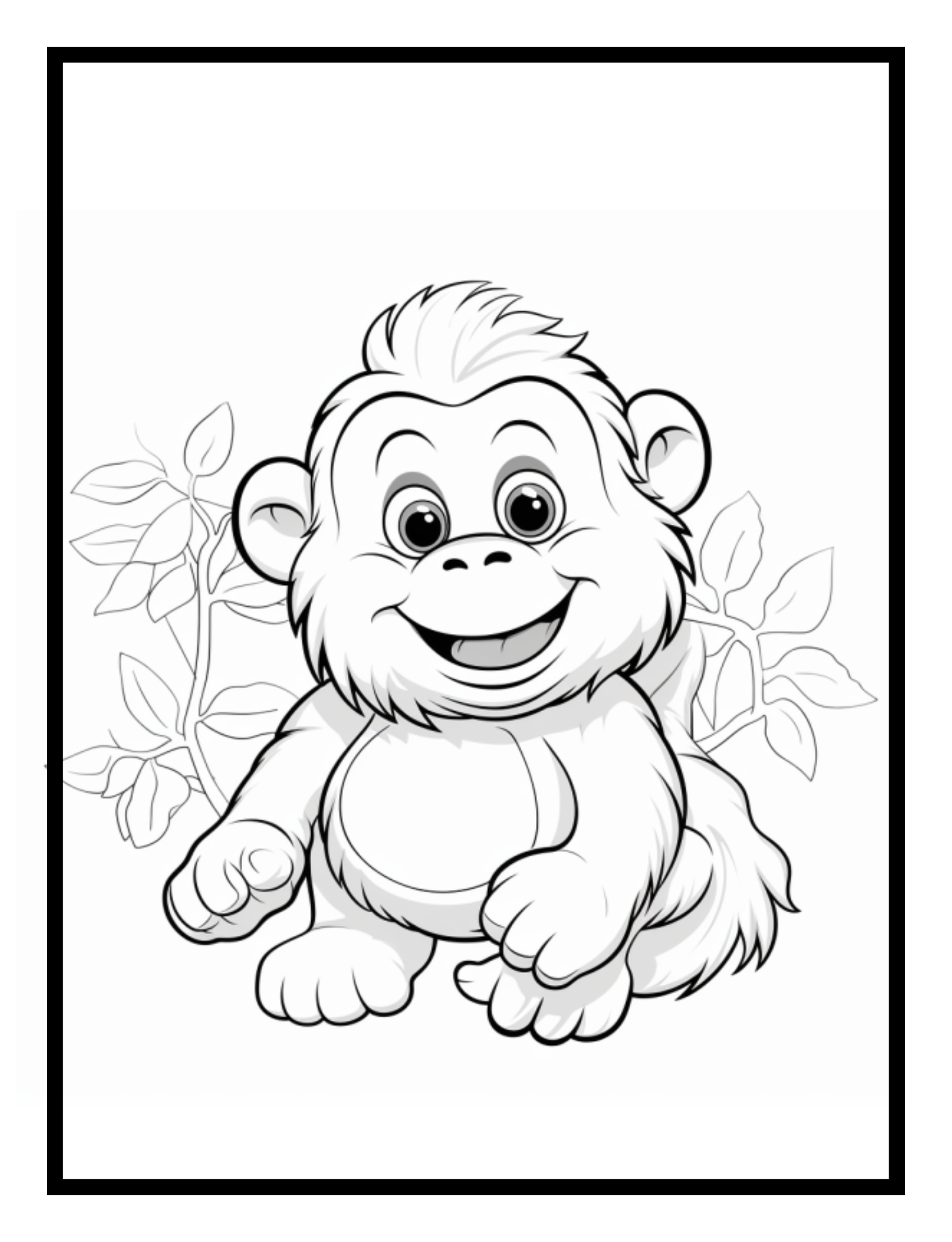 Animal Kingdom Adventures: A Toddler’s Coloring Journey – From Jungle Beasts to Ocean Wonders - Digital Pages