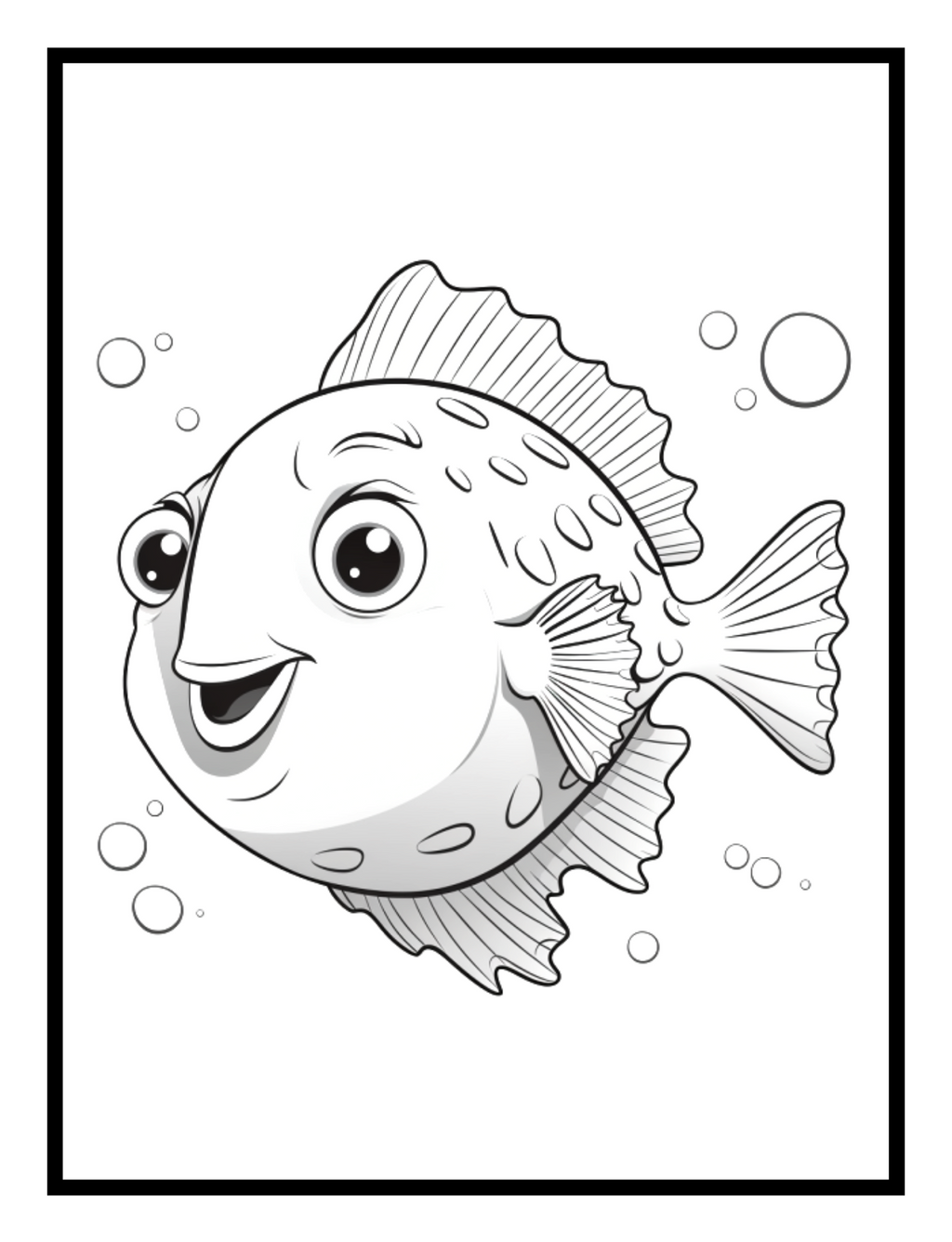 Animal Kingdom Adventures: A Toddler’s Coloring Journey – From Jungle Beasts to Ocean Wonders - Print