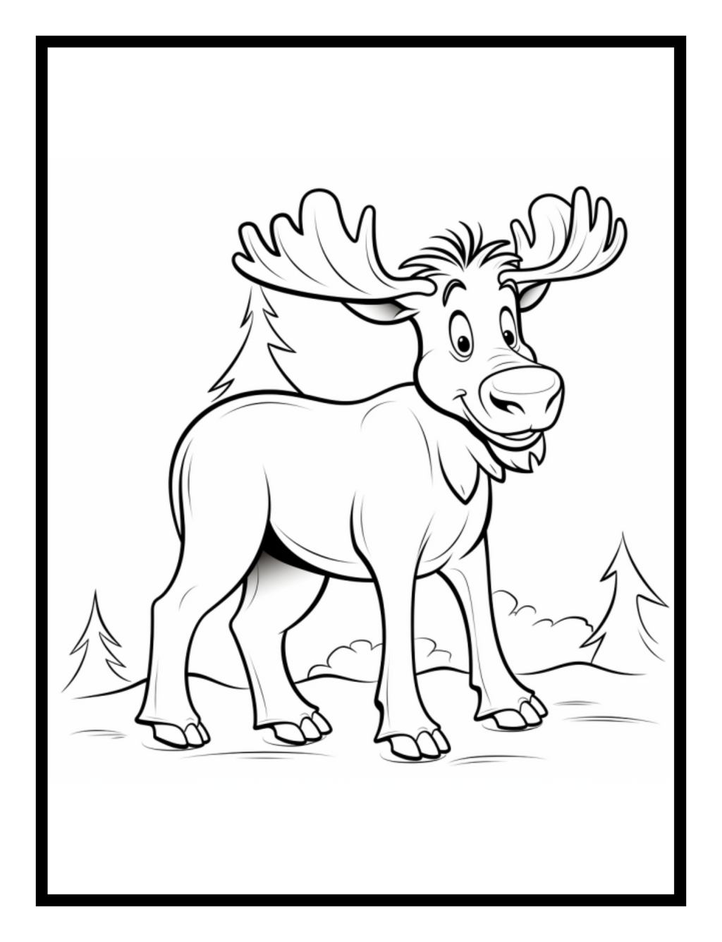 Animal Kingdom Adventures: A Toddler’s Coloring Journey – From Jungle Beasts to Ocean Wonders - Print