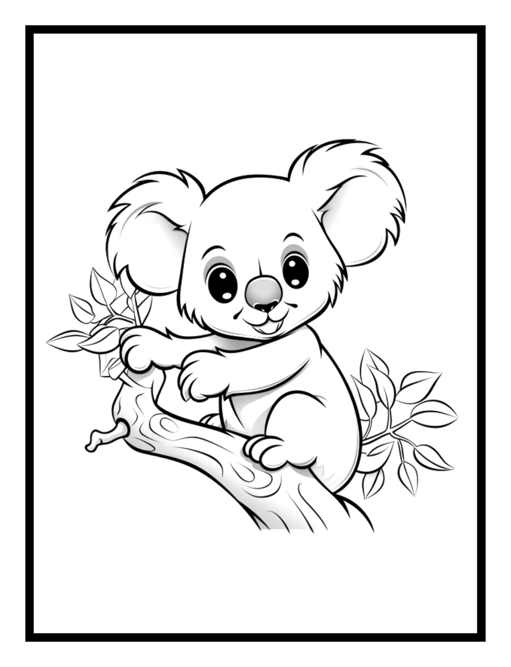 Animal Kingdom Adventures: A Toddler’s Coloring Journey – From Jungle Beasts to Ocean Wonders - Print