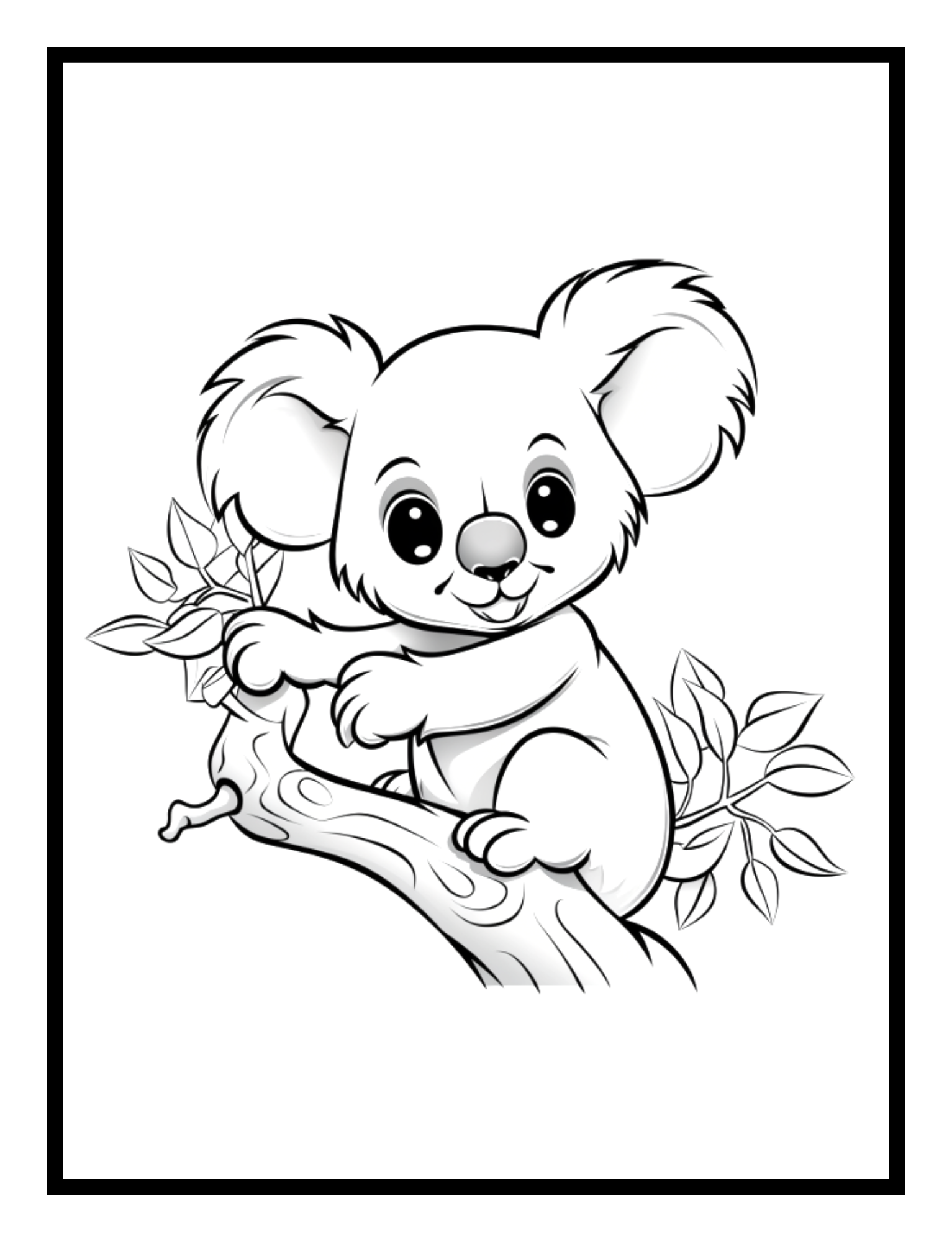 Animal Kingdom Adventures: A Toddler’s Coloring Journey – From Jungle Beasts to Ocean Wonders - Print