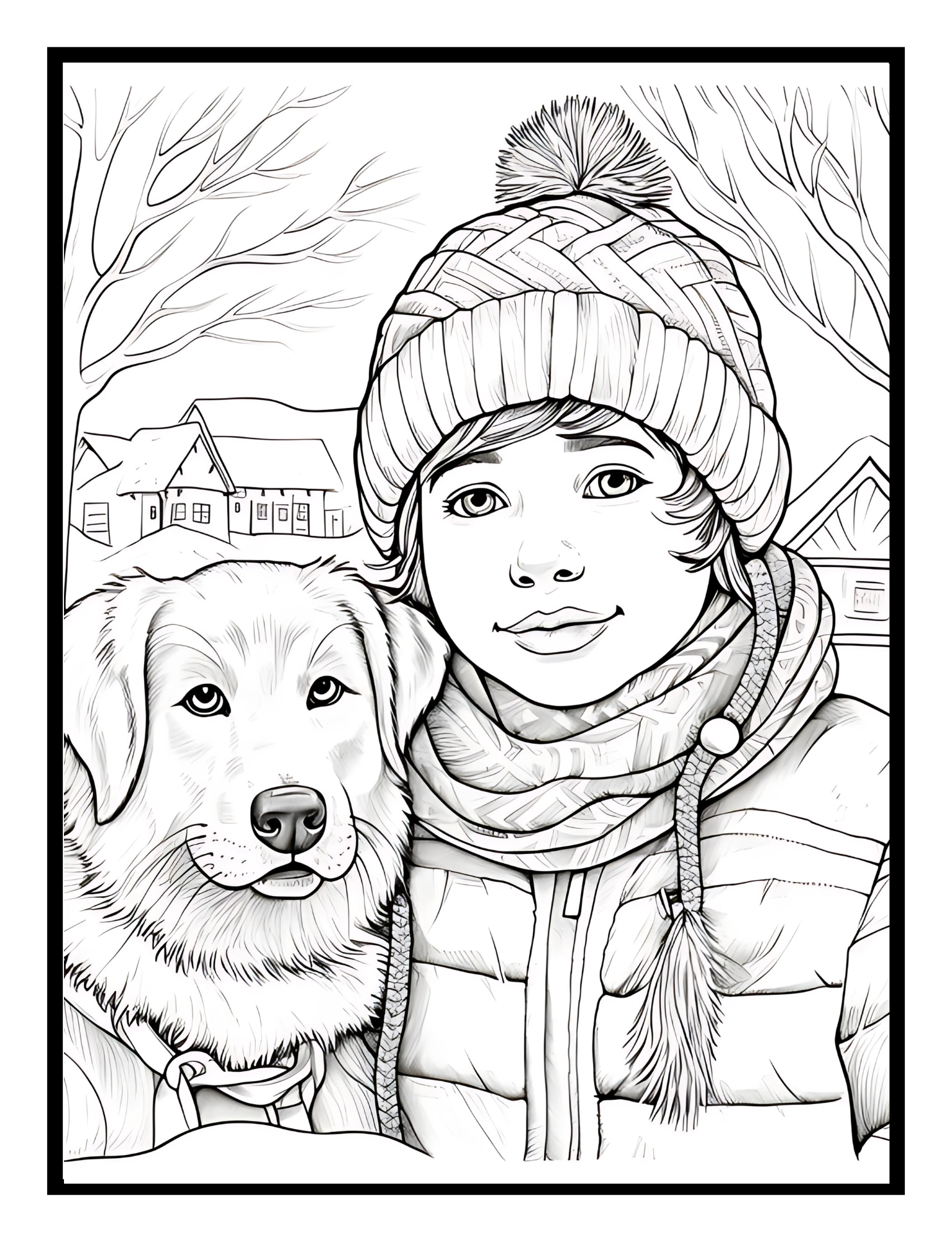 Winter Fun: A Fun Coloring and Amazing Activity Book - Print