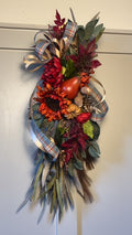 Happy Harvest, dried and silk floral arrangement by Melody Fuller, Ivory Road Floral