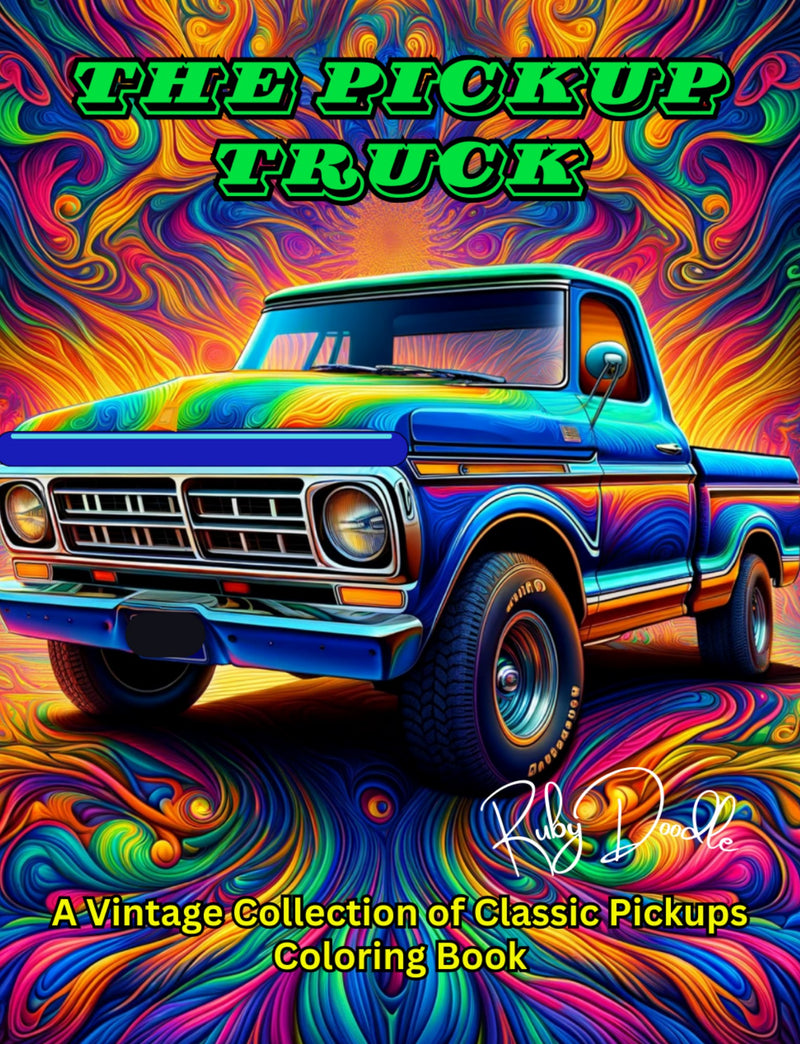 The Pickup Truck Coloring Book - Digital & Print